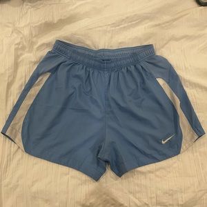 Blue Nike shorts
